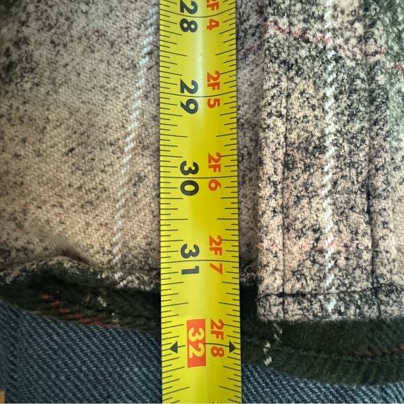 Upcycled Distressed Flannel Shirt Roadrunner Handcraftedl Bleached LG 100% Cottn - Picture 14 of 14